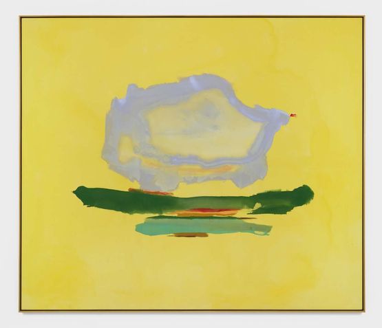 Mimosa by Helen Frankenthaler contemporary artwork Painting