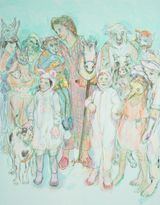 Choosing other worlds by Claire Gavronsky contemporary artwork painting
