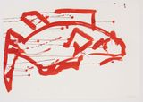 Ocean Drawing 1 by Joan Jonas contemporary artwork painting works on paper drawing