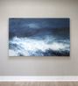 Sea state force 10 - Battling with the Villians of Ure by Janette Kerr contemporary artwork Painting