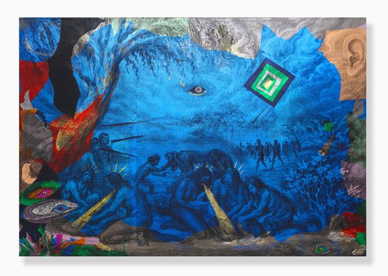 Symbolic Nature IX by Brook Andrew contemporary artwork Mixed Media