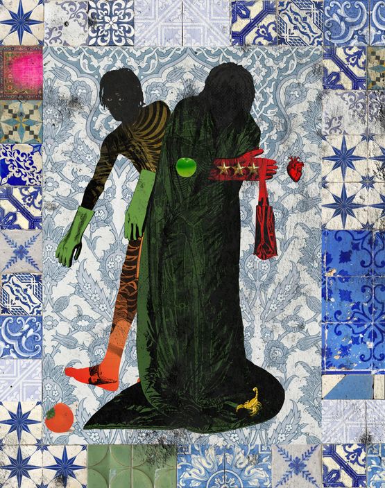 Attension seeker. by Adesola Yusuf contemporary artwork Print