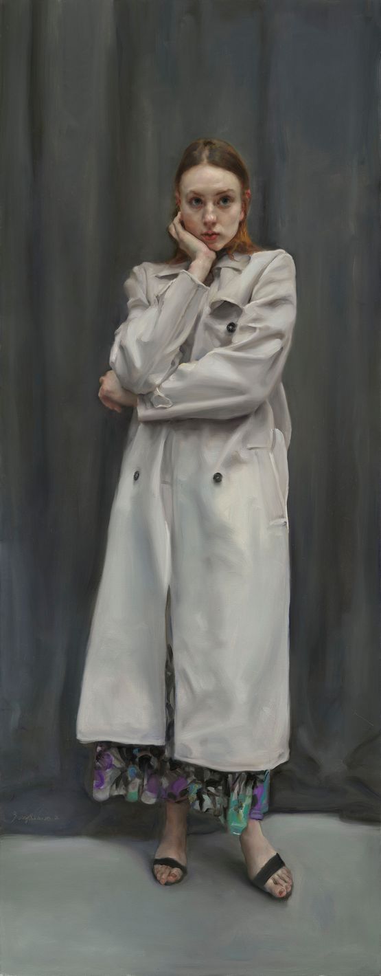 Nina Standing by Pang Maokun contemporary artwork Painting