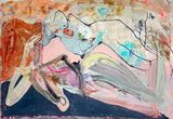 My energetic body and the aliens that visit it while Im dialled into the rolling heavens by Jedda-Daisy Culley contemporary artwork painting