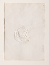 Veranderlich - Watteobjekt by Chris Reinecke contemporary artwork textile works on paper