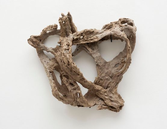 Untitled burlap body piece with many holes VI by Mire Lee contemporary artwork Sculpture