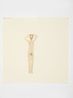Woman with hands on head 3.11.20 by David Austen contemporary artwork Works on Paper