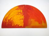 Leaf Fall Autumn by Gretchen Albrecht contemporary artwork painting