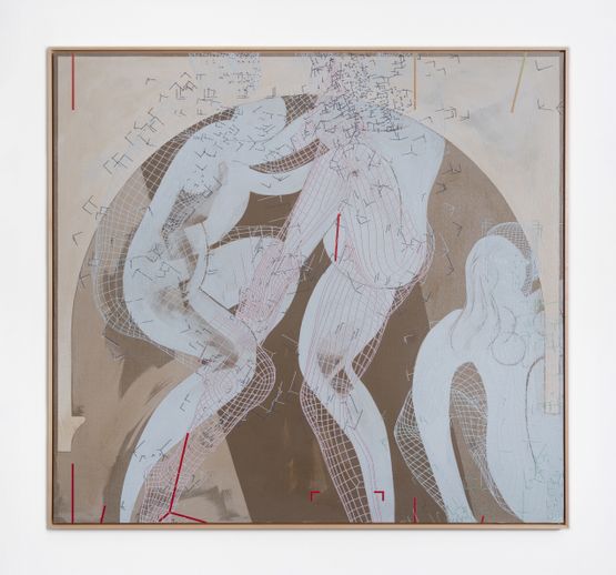 La Danse de Merlon Extended I after Matisse by Matthew Stone contemporary artwork Painting