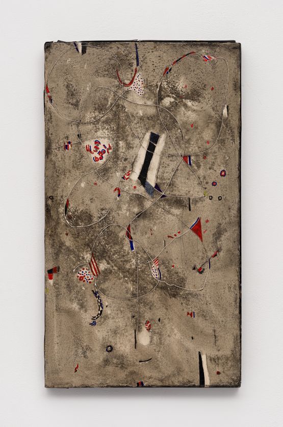 Beach craft by The Estate of Balraj Khanna contemporary artwork Painting
