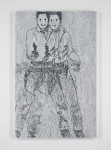 Untitled inspired by Andy Warhol by MADSAKI contemporary artwork painting