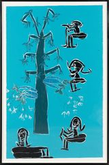 Djalkurrk ga Balwurr by Dhambit Mununggurr contemporary artwork works on paper