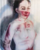 Adelita I. from the series Historia en la piel by Sandra Del Pilar contemporary artwork painting