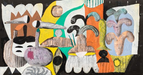 The wishing well by Jozsef Csato contemporary artwork Painting