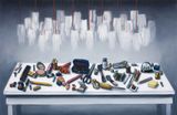 Tabletop No. 1 by Lisa Milroy contemporary artwork painting works on paper