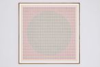 Pink Circle by Andreas Diaz Andersson contemporary artwork Painting
