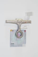 The Aharonov-Bohm Effect by Jimmie Durham contemporary artwork mixed media sculpture