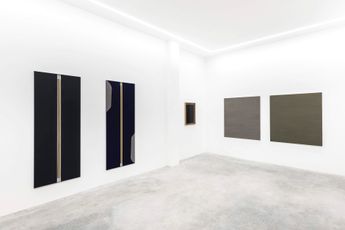 Contemporary art exhibition Paolo Cotani Voleva Capovolgere il Cielo at Rolando Anselmi Rome Italy