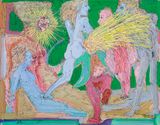 Untitled by Kim Jones contemporary artwork drawing painting works on paper