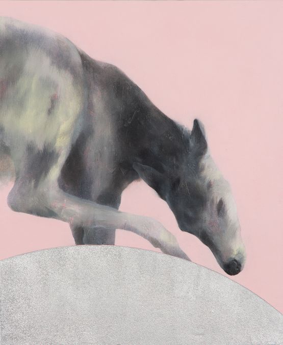 Deer in the Noise World 4 by Yoshiaki Nakamura contemporary artwork Painting
