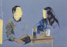 Society for aching bodies 26.10 2023 Berlin Soli Dinner by Bani Abidi contemporary artwork Works on Paper