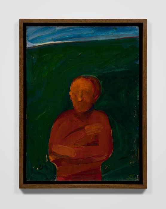 Untitled Figure Landscape by James Jarvaise contemporary artwork Painting