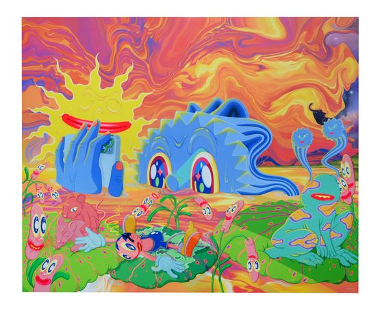 Screen Time by Uji Hahan Handoko Eko Saputro contemporary artwork Painting