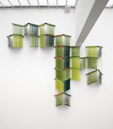 Angular Evergreen Climber Habitat by Haegue Yang contemporary artwork sculpture