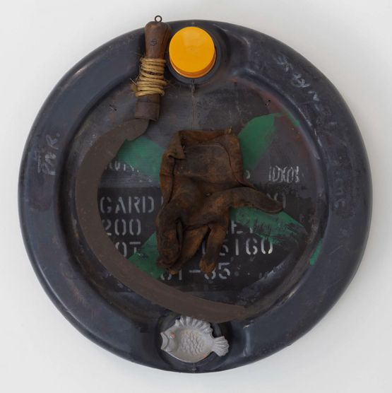 Circle 6 by Don Driver contemporary artwork Mixed Media