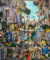 Discourse of Life by NISKY contemporary artwork painting
