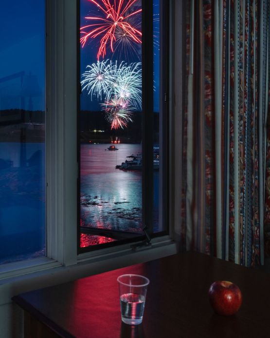 Fire Works Fort Knox Maine by Anastasia Samoylova contemporary artwork Print