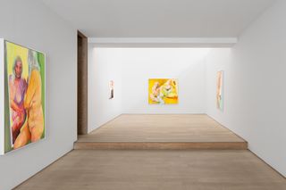Contemporary art exhibition Joan Semmel Continuities at Xavier Hufkens Rivoli Belgium