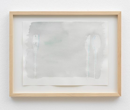 Untitled Cutlery by Luca Lee Frei contemporary artwork Painting