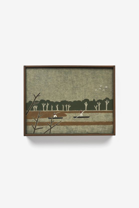 The Duck Hunt by John Joseph Mitchell contemporary artwork Painting