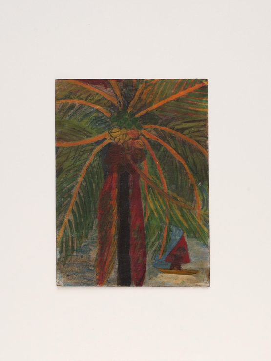 Untitled Coconut Palm Surfer by Frank Walter contemporary artwork Painting