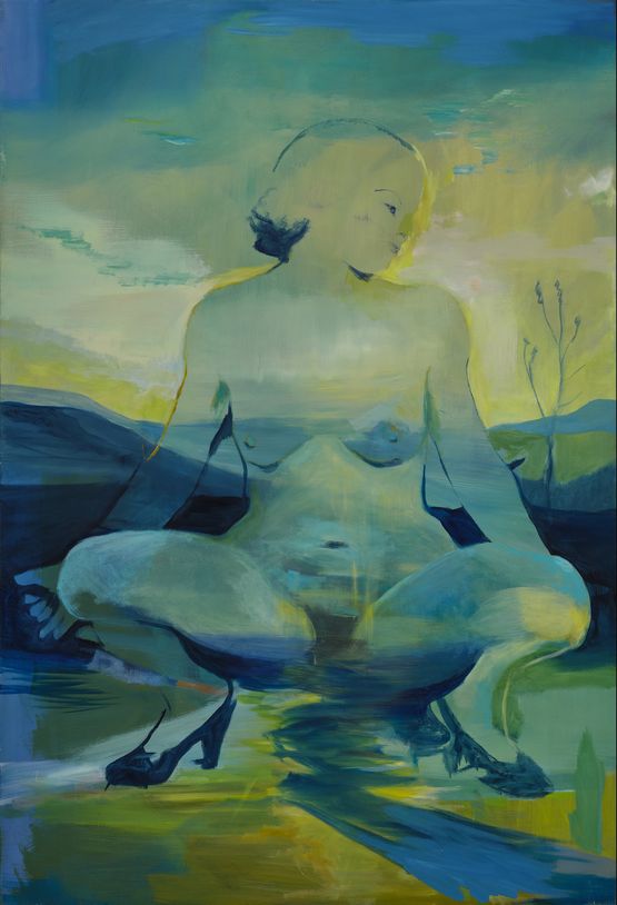 To Dream a River by Kate Gottgens contemporary artwork Painting