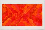 Appearance of Crosses 2007-B-06 by Ding Yi contemporary artwork print
