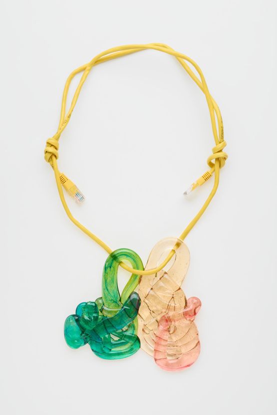 Green Jewellery for Wintertimes by Pipilotti Rist contemporary artwork Sculpture