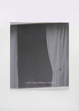 I cant stop talking to myself by Lee Kit contemporary artwork painting works on paper sculpture photography print drawing