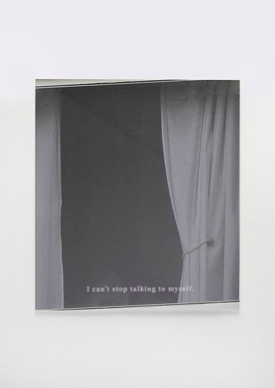 I cant stop talking to myself by Lee Kit contemporary artwork Painting