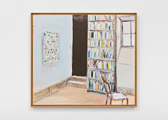 Room by Merlin James contemporary artwork Painting