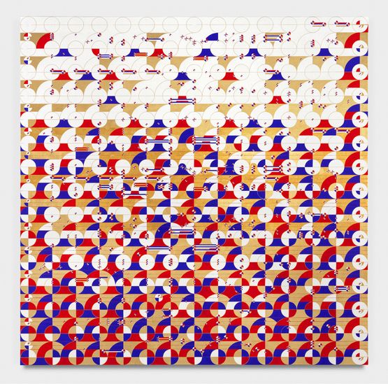 12 de Diciembre 2024 1336 hrs San Angel Overlapping by Gabriel Orozco contemporary artwork Painting