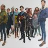 Group Portrait of Florence Citizens by Chen Danqing contemporary artwork Painting