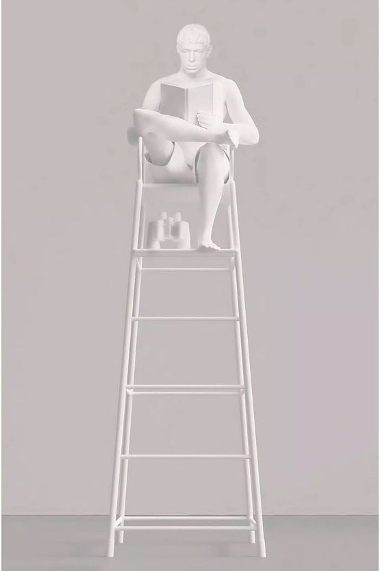 The Guardian by Elmgreen  Dragset contemporary artwork Sculpture