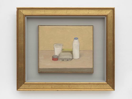 Kusmi Tea Alpro Plain Yogurt Farm Shop Organic Free Range Eggs Tesco Table Salt Vita Chrysanthemum Tea Drink by Gavin Turk contemporary artwork Painting