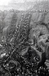 Gold Mine of Serra Pelada Para Brazil by Sebastiao Salgado contemporary artwork painting