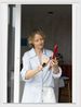 Jodie peeling rhubarb by Wolfgang Tillmans contemporary artwork Photography