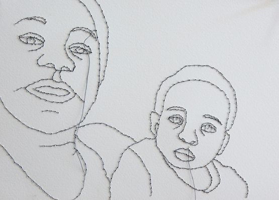 Blind Drawings III by Monica De Miranda contemporary artwork Works on Paper