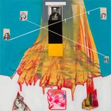 Atomic Lanes Singles Classic Irene by Gareth Sansom contemporary artwork painting