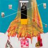 Atomic Lanes Singles Classic Irene by Gareth Sansom contemporary artwork Painting